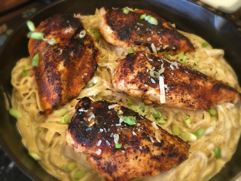 Blackened Chicken Alfredo