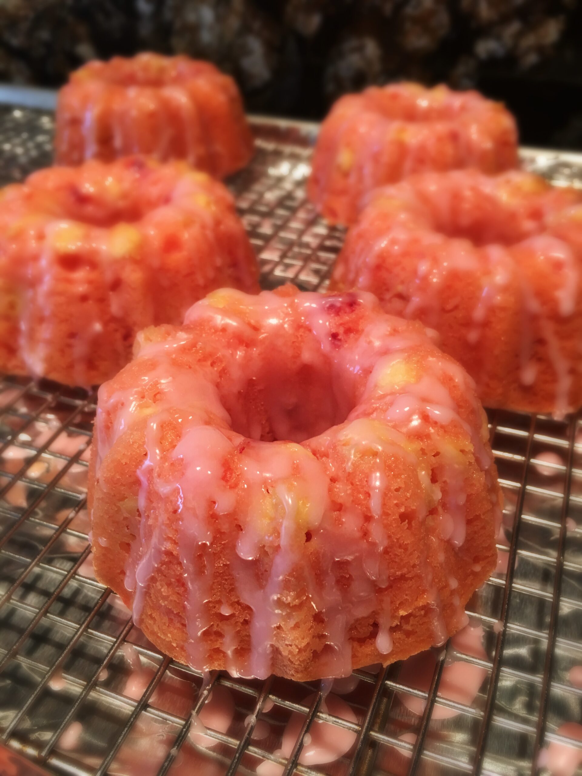 Sonic Strawberry Mini Bundt Cakes