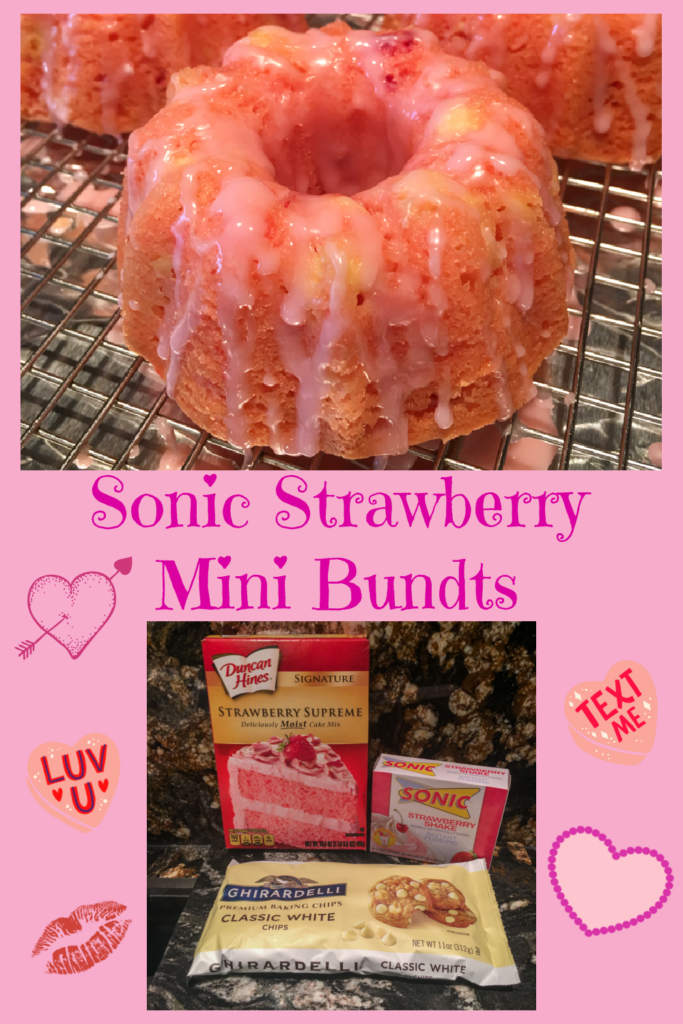 Sonic Strawberry Mini Bundts