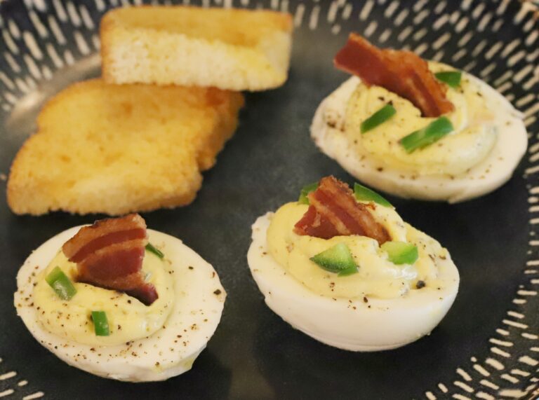 Bacon Jalapeno Deviled Eggs