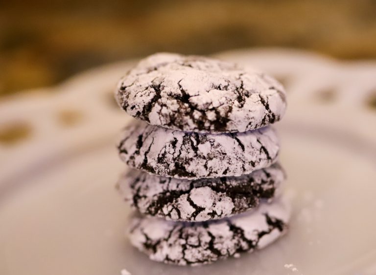 Dark Chocolate Espresso Crinkles