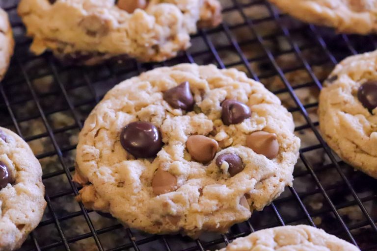 Chocolate Peanut Butter Oatmeal Cookies