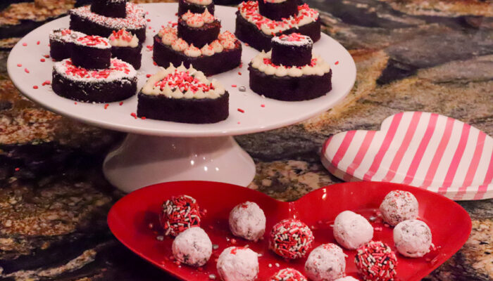 Valentine’s Day Sheet Cake Creations