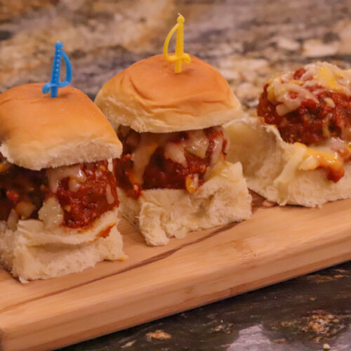 3-2-1 Meatball Sliders