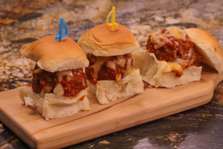 3-2-1 Meatball Sliders